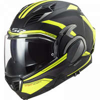 LS2 Helmets LS2 FF900 VALIANT II REVO matt fekete H-V sárga