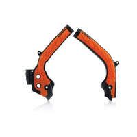 Acerbis Acerbis vázvédő - X-Grip - KTM SX-SXF 16/18 + EXC-EXCF 17/19 + HUSQVARNA FC-TC 16/18 + FE-TE 16/19 – fekete/narancs