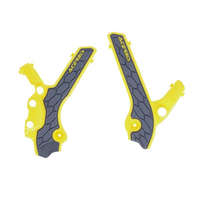 Acerbis X-GRIP FRAME PROTECTORS SUZUKI DRZ400 00/24 - YELLOW/BLACK