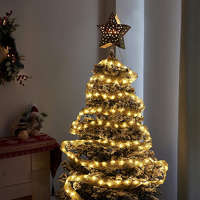  LED karácsonyi szalag, karácsonyfadísz 3 m Arany
