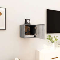 vidaXL Szürke sonoma színű fali TV-szekrény 30,5 x 30 x 30 cm