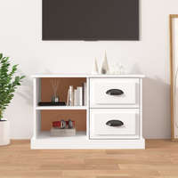 vidaXL Fehér szerelt fa TV-szekrény 73 x 35,5 x 47,5 cm