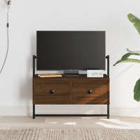 vidaXL Barna tölgyszínű szerelt fa fali TV szekrény 60,5 x 30 x 51 cm
