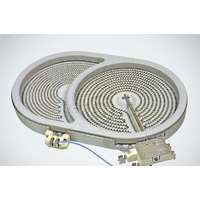 Univerzális és/vagy helyettesítő termék, méret szerint Bosch/Siemens főzőlap fűtőbetét 2 körös 2400/1600W.(00670016 helyettesítő)