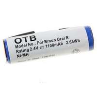 BRAUN Braun Oral B akkumulátor 2,4V, 1100mAh 2/3A Ni-MH