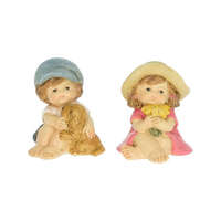 Gyerek fiú, lány (1 db) 4,5x4,9x5,5 cm