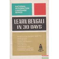 Balaji Publications Learn Bengali Through English in 30 Days