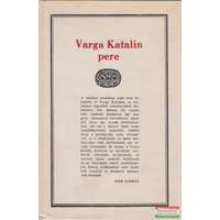 Kriterion Könyvkiadó Varga Katalin pere