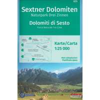 Kompass Sextner Dolomiten - Dolomiti di Sesto turistatérkép 1:25000