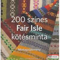 Cser Kiadó 200 színes Fair Isle kötésminta - Mintagyűjtemény
