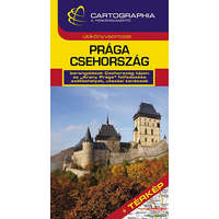 Cartographia Prága, Csehország útikönyv + térkép