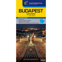 Cartographia Budapest várostérkép 1:30 000