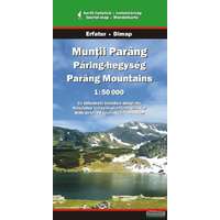 Dimap – Erfatur Páring-hegység 1:50000 részletes turisztikai információkkal
