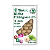 Dr. Chen Dr. Chen GINKGO BILOBA ÉS FOKHAGYMA KAPSZULA KRÓMMAL ÉS SZELÉNNEL - 40 DB