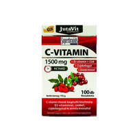 JutaVit JutaVit C-Vitamin 1500mg +csipkebogyó +Acerola kivonat + D3 vitamin + Cink, 100db