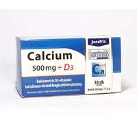JutaVit JutaVit Calcium 500 mg + D3 tabletta 50db