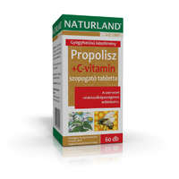 Naturland NATURLAND Propolisz+C-vitamin szopogató tabletta 60x