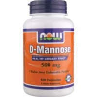 Now Now d-mannose 500 mg 120 db