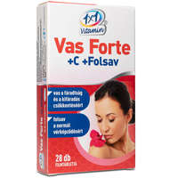 1x1 Vitamin 1x1 Vitamin Vas Forte és C-vitamin folsav filmtabletta 28 db