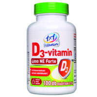1x1 Vitamin 1x1 Vitamin D3-vitamin 4000 NE Forte lime ízű rágótabletta 100 db
