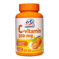 1x1 Vitamin 1x1 Vitamin C-vitamin 500 mg narancs ízű rágótabletta 60 db