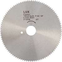  LUX körfűrészlap fához átmérő: 190 mm 100 fog