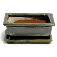 Bonsai cserép - alátét átmérő kb. 15 cm