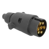 Utánfutó elektromos csatlakozó dugó 7 pólusú