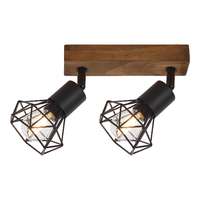 Rabalux Rábalux Zeus beltéri Spotlámpa tölgy E14 2x MAX 40W