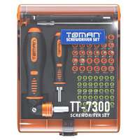  Toman TT-7300 73 darabos Professzionális Bitkészlet