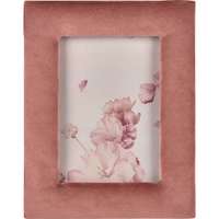 Lux Blush Bordeaux képkeret 13 cm x 18 cm rózsaszín bársony megjelenés