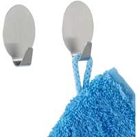 Wenko Wenko Strip-it maxi akasztó matt rozsdamentes acél 2 darabos készlet