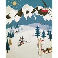 Komar Komar vlies fotótapéta Mickey Alpine 200 cm x 250 cm