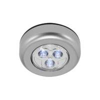  Brilo LED push-light lámpa 6,8 cm 0,3 W titán 3 db elemes