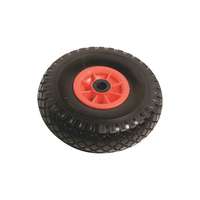  Felfújható kerék felnivel, profillal, átmérő: 260 mm, 100 kg, vörös-fekete