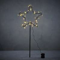 Luca Lighting kerti lámpa csillag alakú 90 cm fekete