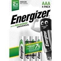 Energizer Energizer Universal AAA Micro tölthető elem 500 mAh 4 db