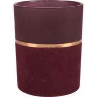 Lux mécsestartó Blush Bordeaux 12,5 cm x 10 cm bogyószín