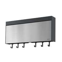 MX254412 Tango Inox papírtörlő & fóliatartó polc 6 akasztóval