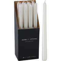 Gyertya 25 cm fehér színben 25,5 cm