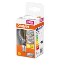 Osram Osram Star Classic LED filament körte izzó E14 4 W melegfehér