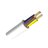 Szigetelt kábel H05VV-F 3 G 1 mm 2 MT fehér - méteráru