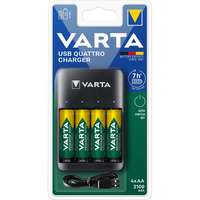 Varta Varta VALUE USB QUATTRO töltő + 4db AA 2100 mAh akkumulátor