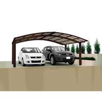 Ximax Ximax Portoforte 80 M kivitelű kocsibeálló matt barna 495,4 cm x 542,3 cm