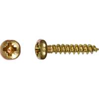 Félgömbfejű univerzális csavar PZ-behajtás 5 mm x 12 mm 15 darab