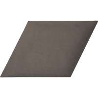 Balra dőlt rombusz alakú fali párna 30 cm x 30 cm bársony sötétszürke