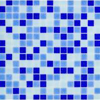 Egyéb Üvegmozaik lap Blue-Mix Dark Crystall 32,6 cm x 32,6 cm