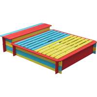 SwingKing SwingKing homokozó Jade színes 150 cm x 120 cm