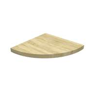 Sarok laminált polc sonoma tölgy 25 cm x 25 cm x 1,8 cm
