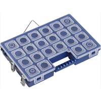  LUX rendszerező doboz 8 rekesszel kék